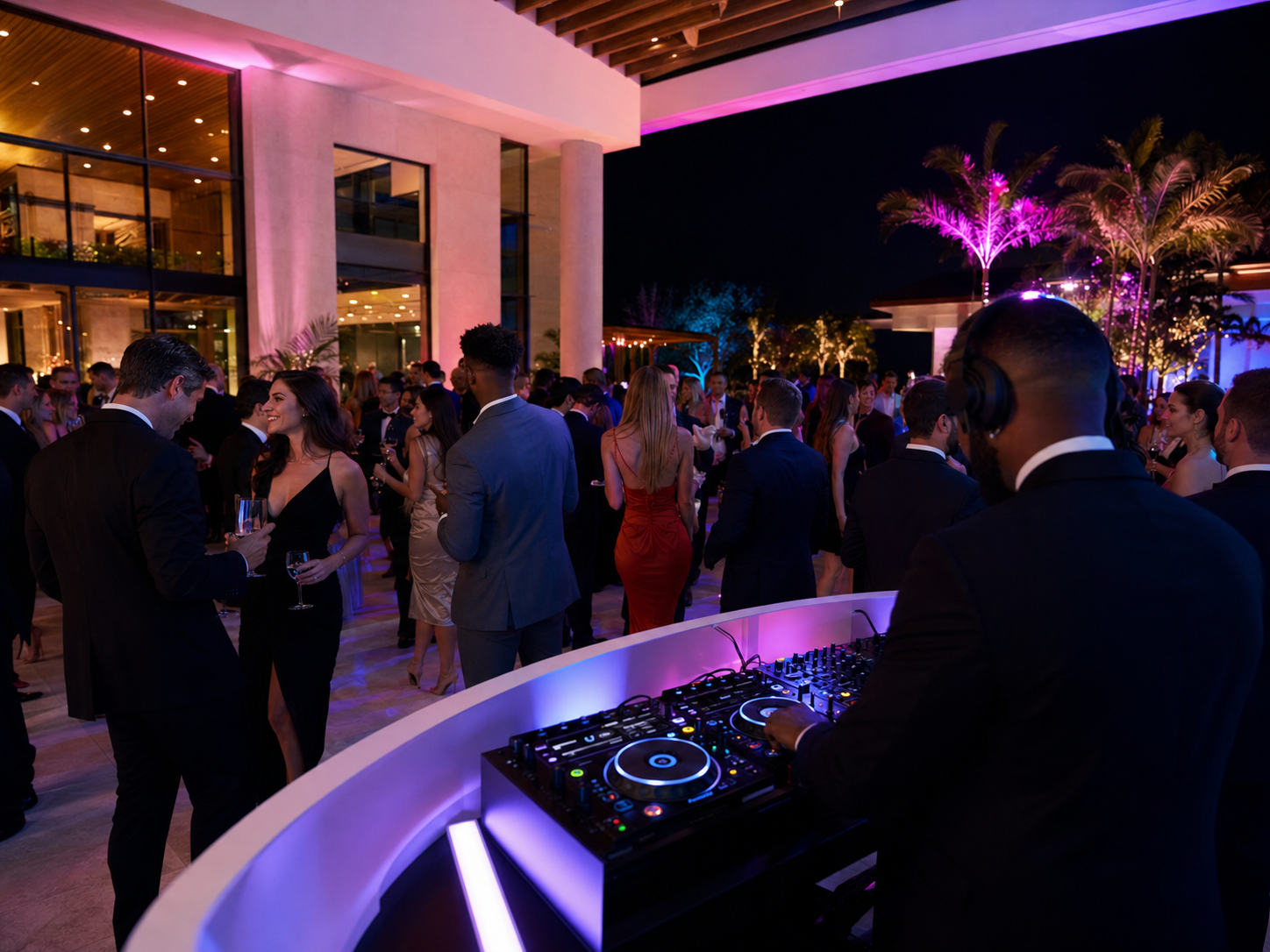 Professional Orlando DJ event setup